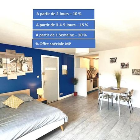 Appartement Entier Moissac Centre 30 M2 Calme Avec Cour Interieure Pour Velos A 50M Du Marche De Moissac Exterior photo